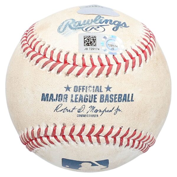 Yoan Moncada Chicago White Sox Fanatics Authentic Autographed Game-Used Baseball vs. New York Yankees on April 13, 2019 with "GAME USED 4-13-19" Inscription