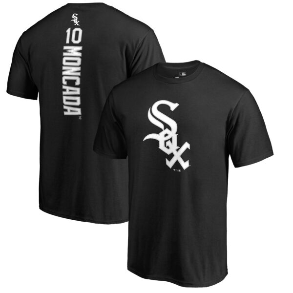 Yoan Moncada Chicago White Sox Fanatics Branded Backer T-Shirt - Black